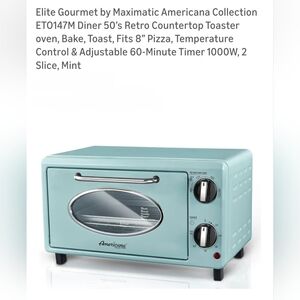 Retro Countertop Toaster Oven